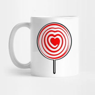 Lolly-pop heart Mug